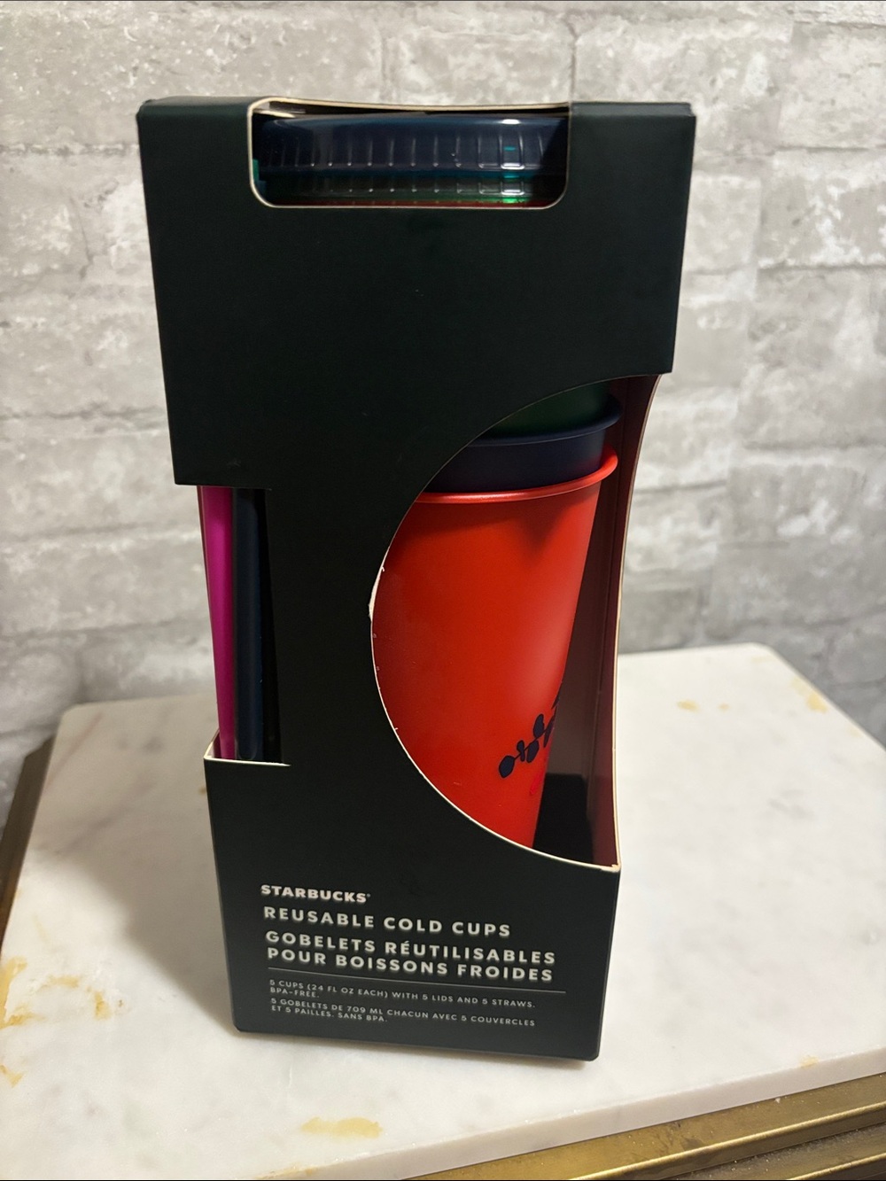 New! 2021 Holiday Starbucks Reusable Cold Cups